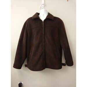 St. John's Bay Men's Brown Military and Field Jacket Size Large